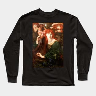 La Ghirlandata - Dante Gabriel Rossetti Long Sleeve T-Shirt